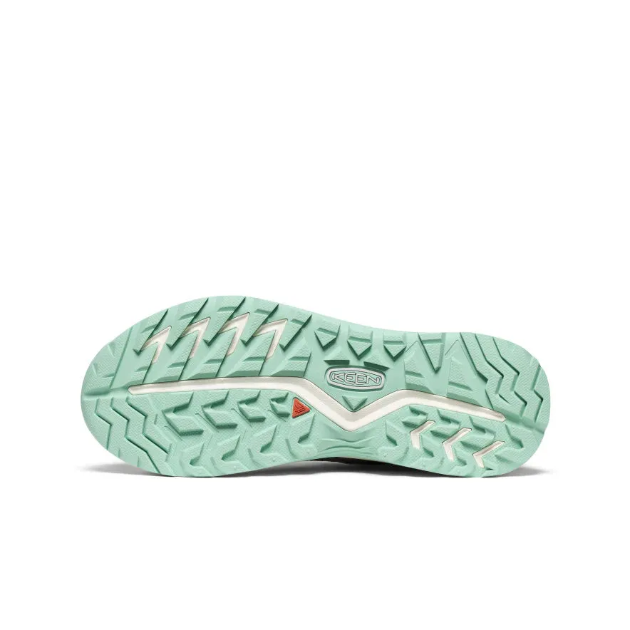 Keen Schuhe Damen Hightrail Belüftet Stahlgrau/Flechte