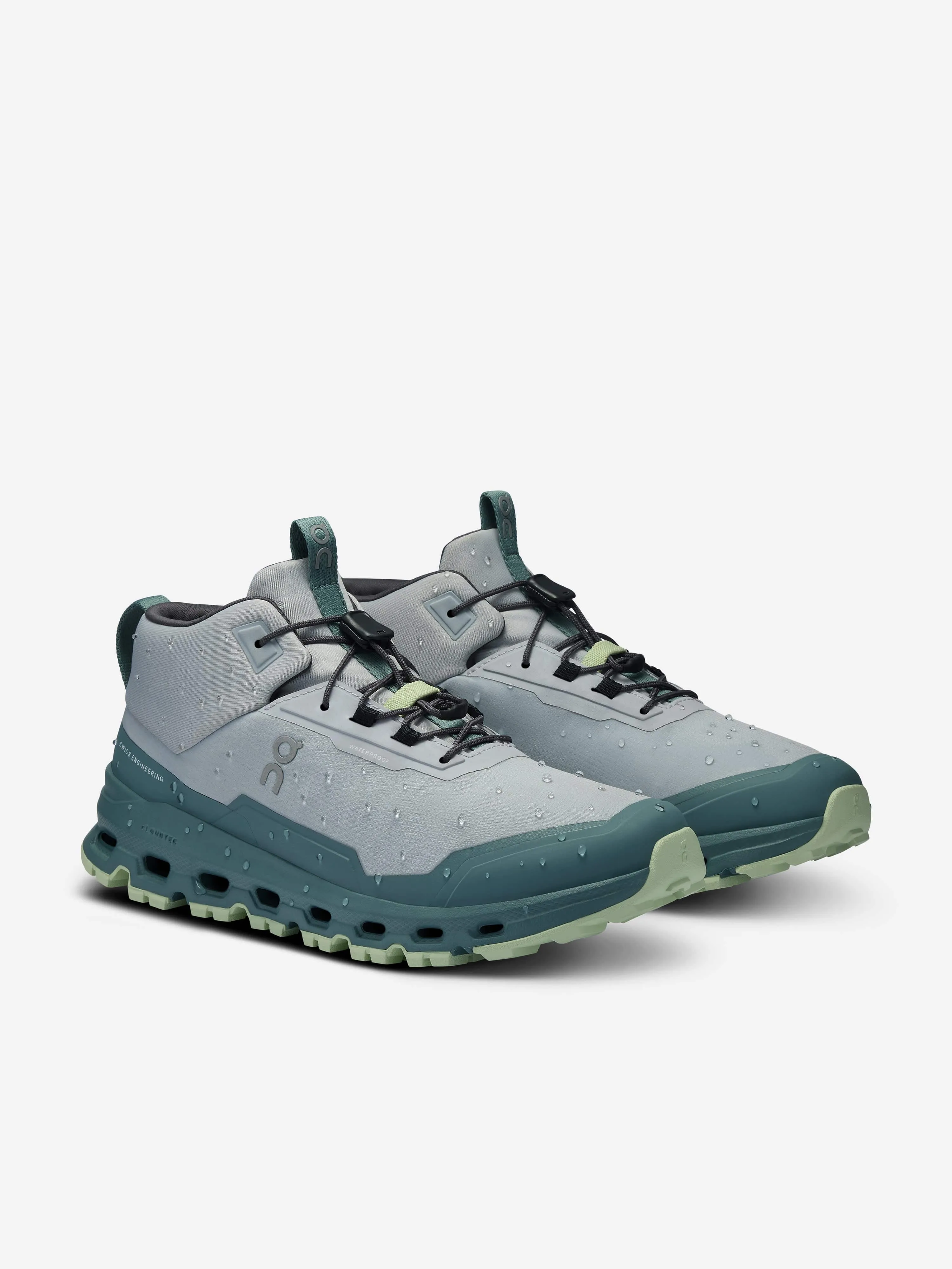Kids Cloudhero Mid wasserdichte Turnschuhe in Blau