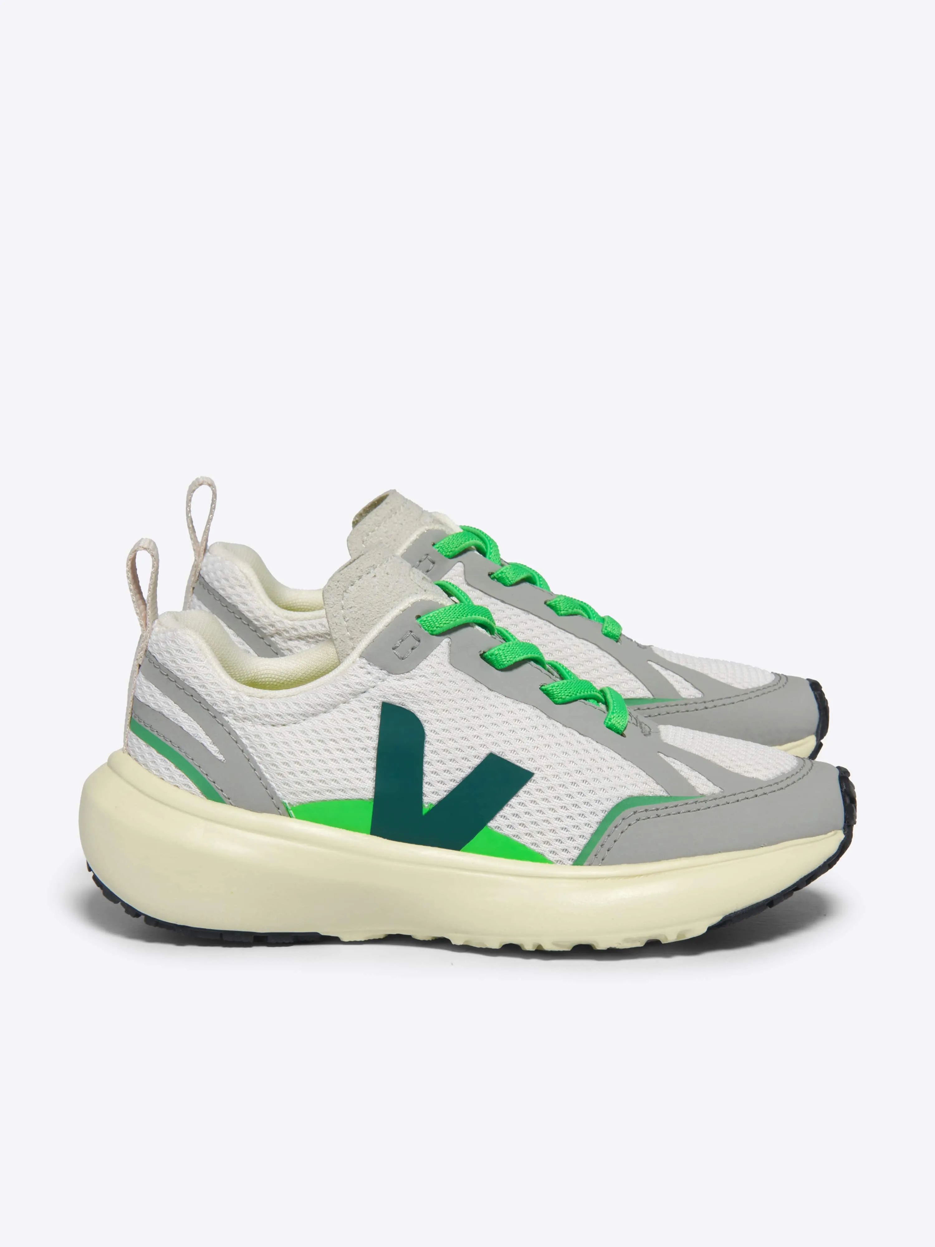 Kinder Light Alveomesh Canary Sneakers in Weiß