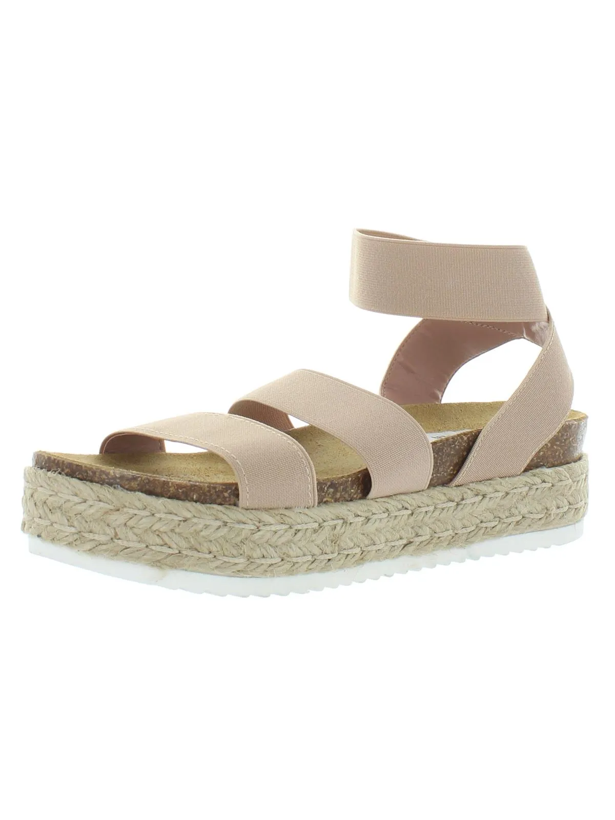 Kimmie Damen Flatform Espadrilles mit Knöchelriemen von ecco