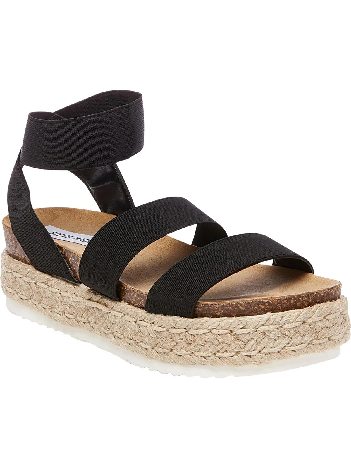 Kimmie Damen Flatform Espadrilles mit Knöchelriemen von ecco