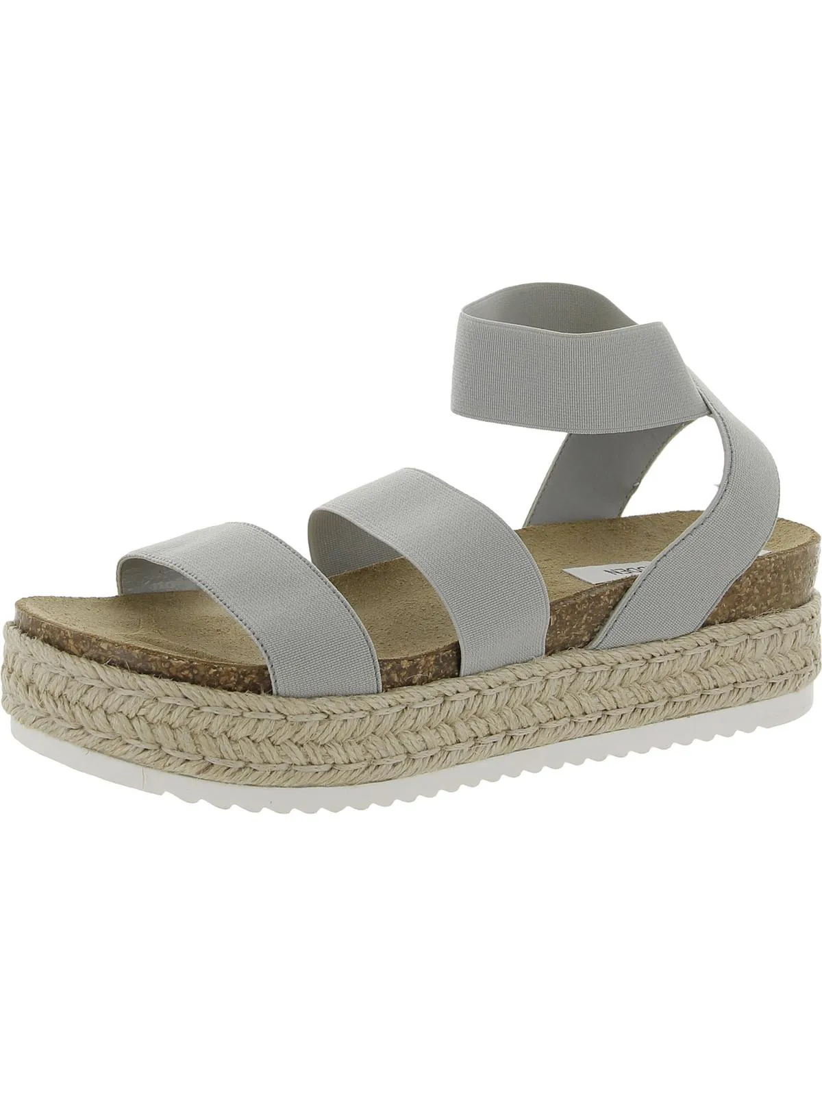 Kimmie Damen Flatform Espadrilles mit Knöchelriemen von ecco