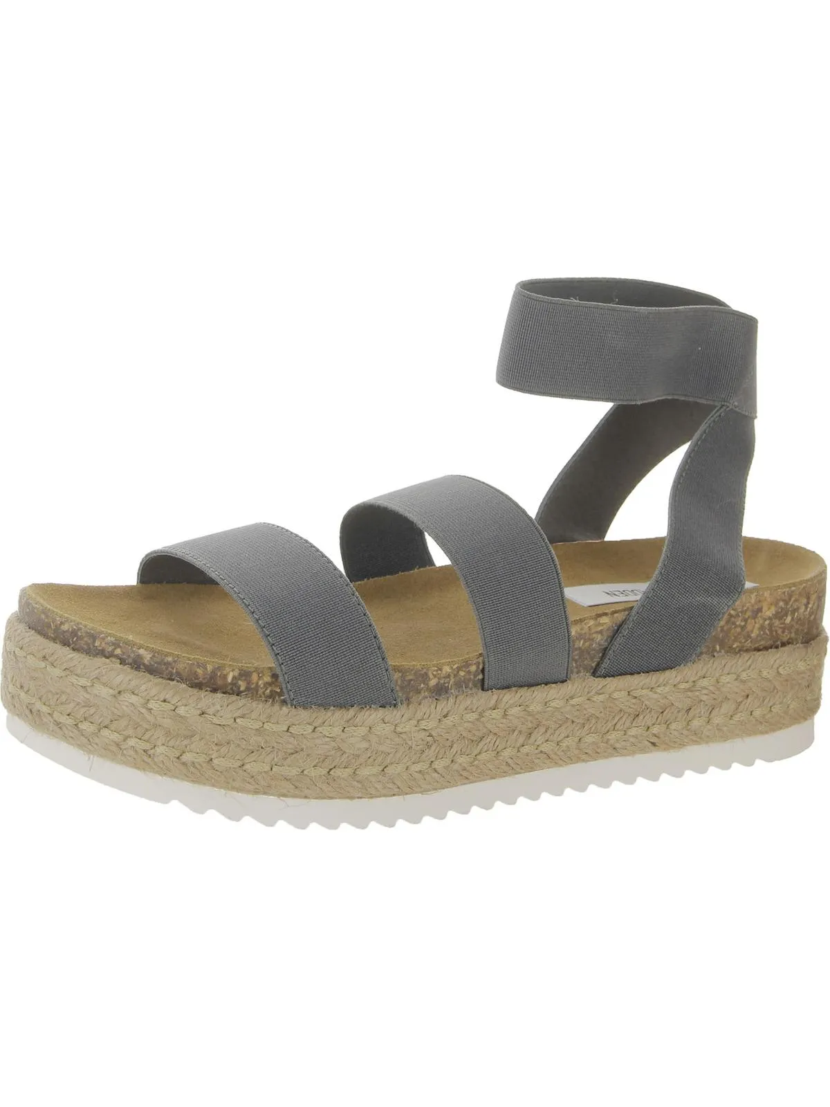 Kimmie Damen Flatform Espadrilles mit Knöchelriemen von ecco