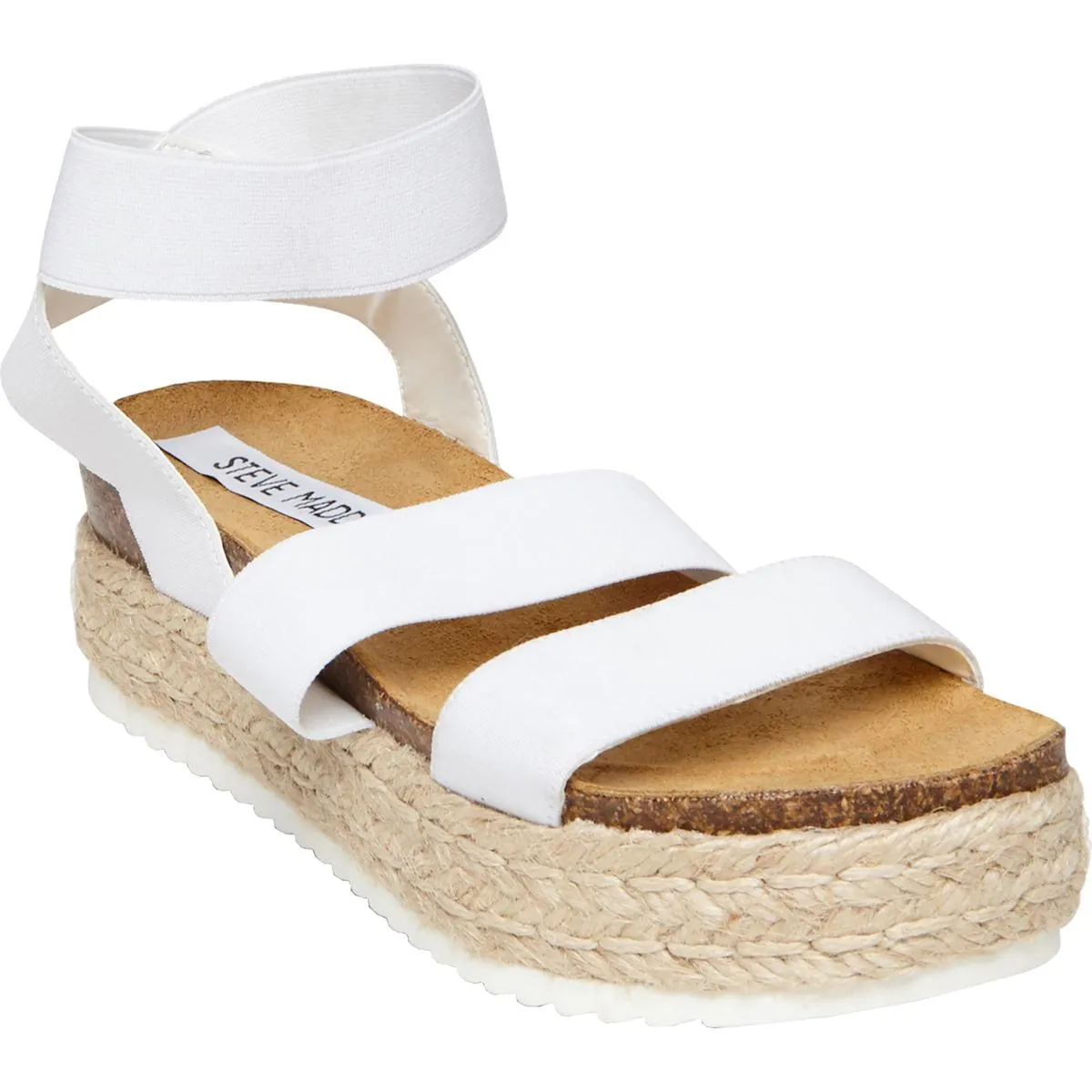 Kimmie Damen Flatform Espadrilles mit Knöchelriemen von ecco