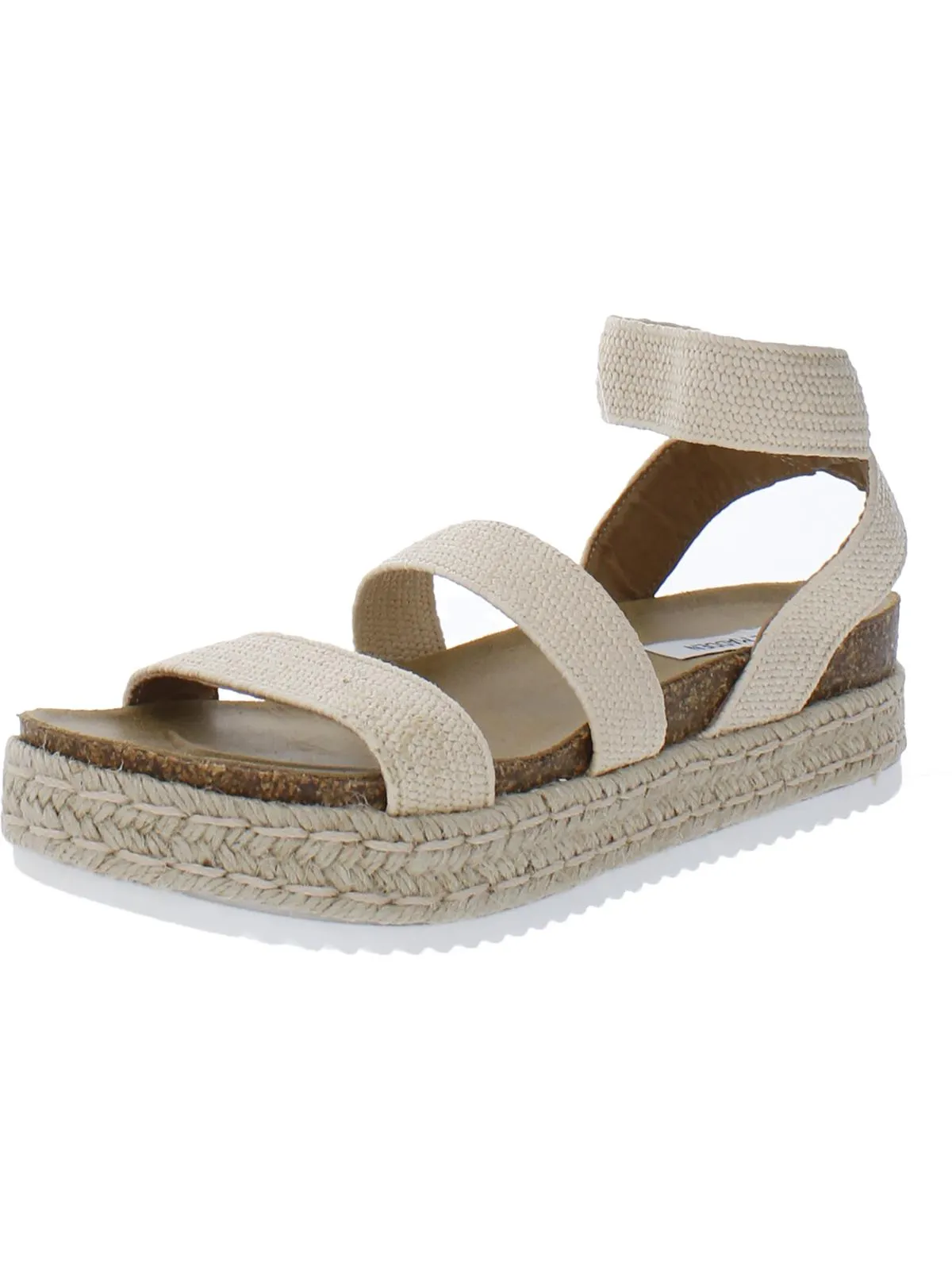 Kimmie Damen Flatform Espadrilles mit Knöchelriemen von ecco