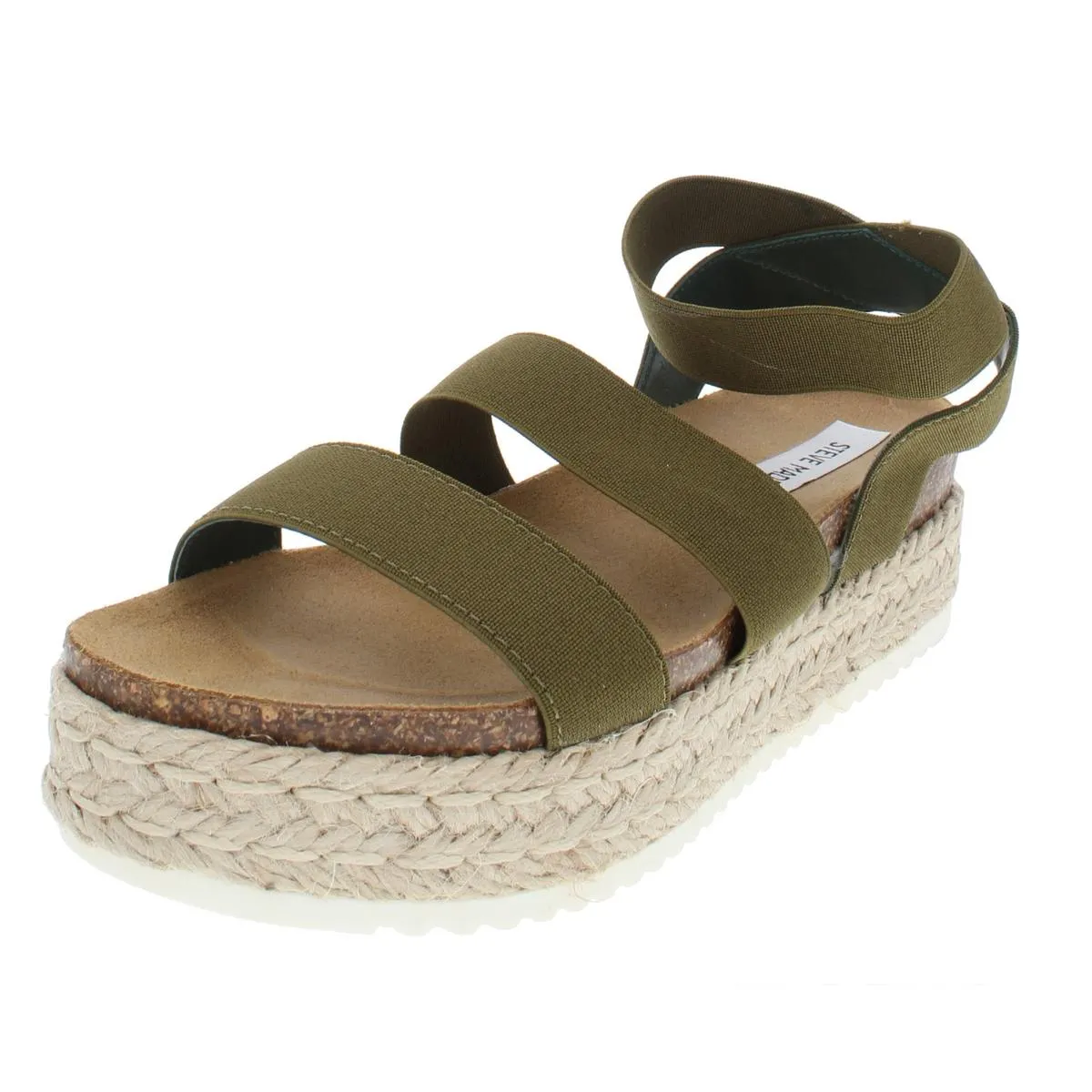 Kimmie Damen Flatform Espadrilles mit Knöchelriemen von ecco