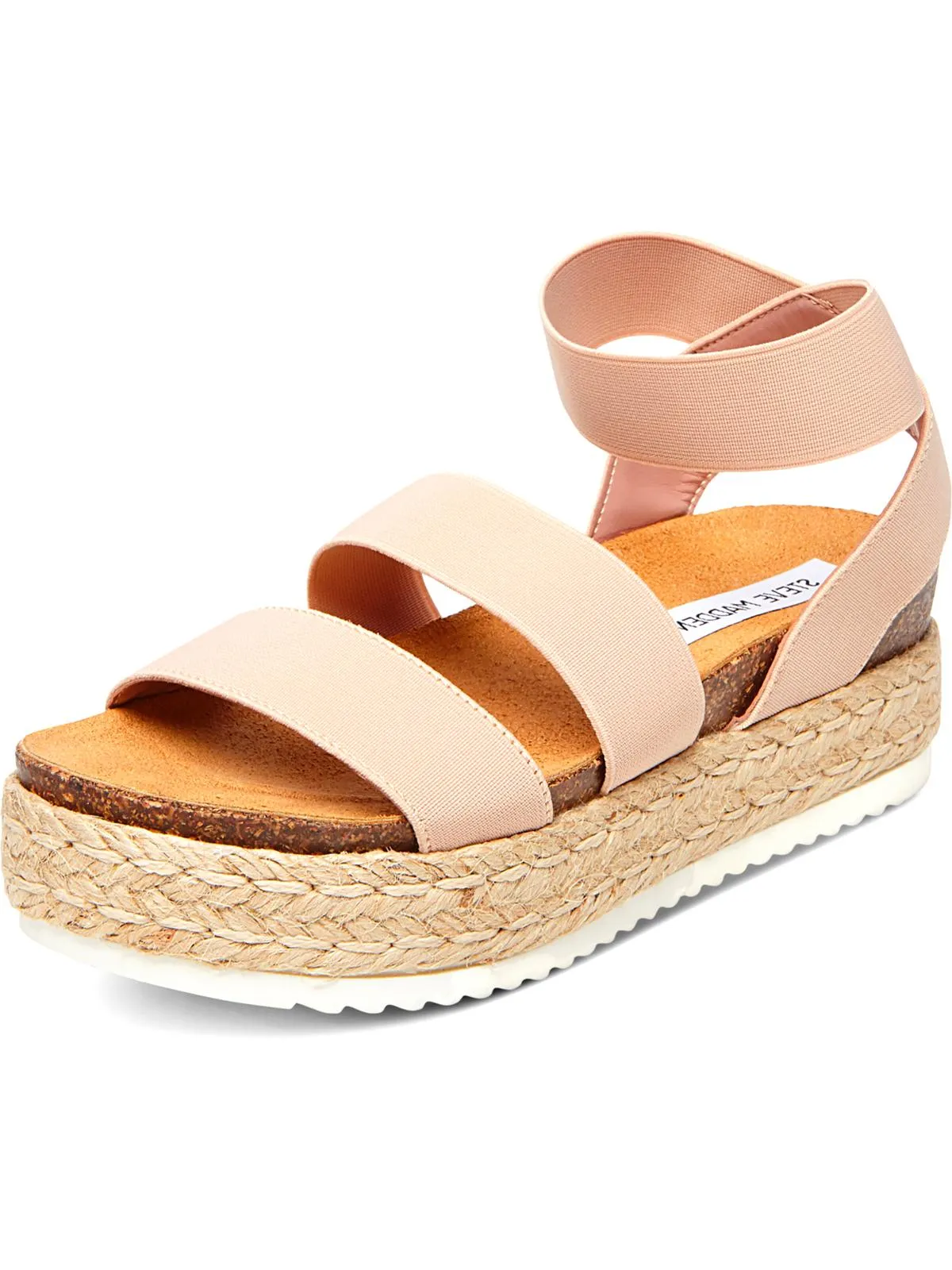 Kimmie Damen Flatform Espadrilles mit Knöchelriemen von ecco