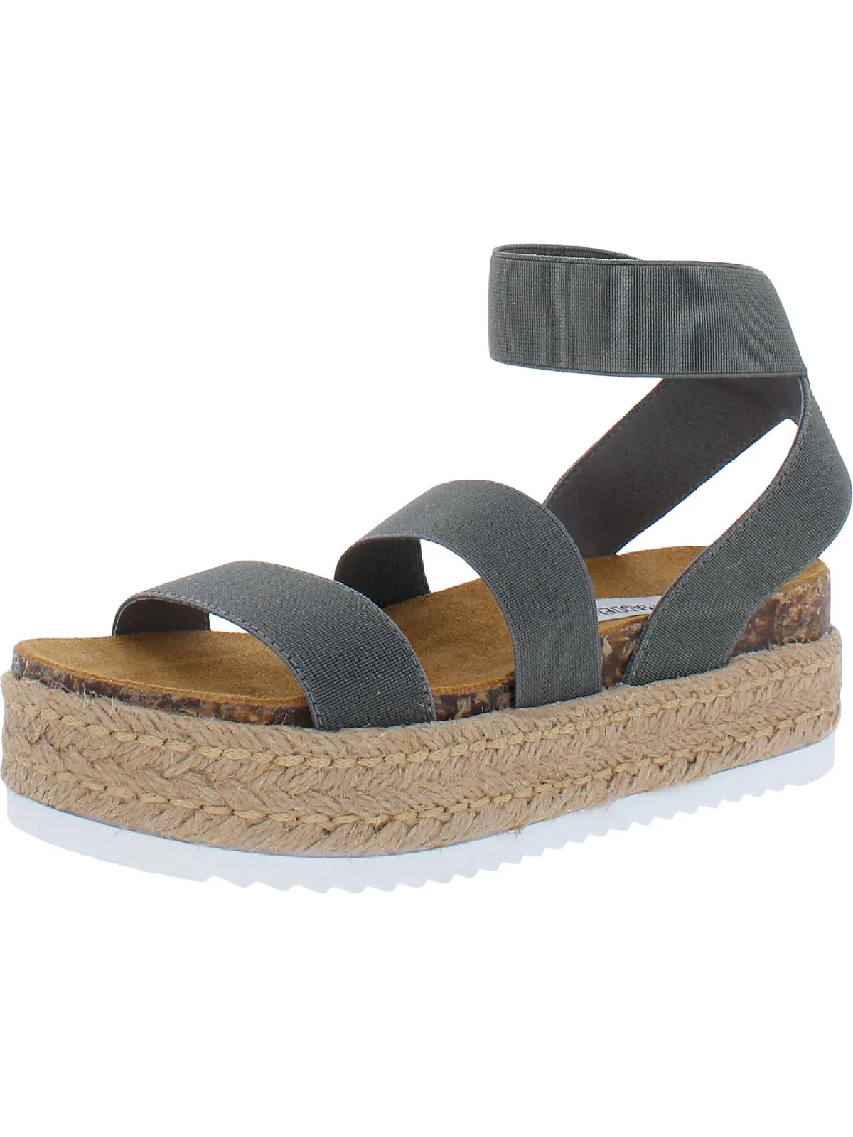 Kimmie Damen Flatform Espadrilles mit Knöchelriemen von ecco