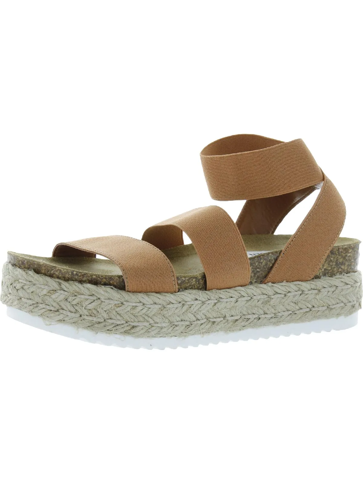 Kimmie Damen Flatform Espadrilles mit Knöchelriemen von ecco