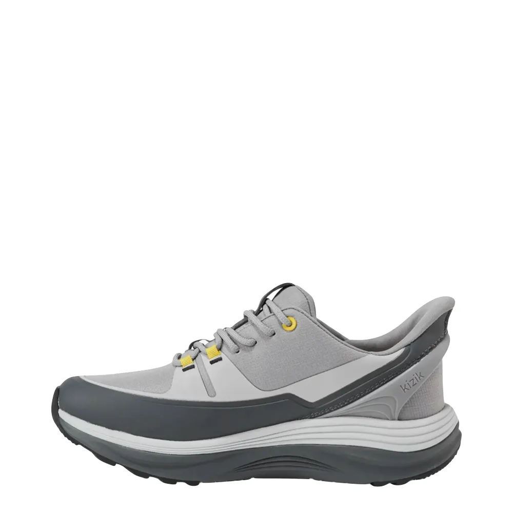 Kizik Herren London AT Hands-Free Schnürschuh in Alloy/Poppyseed