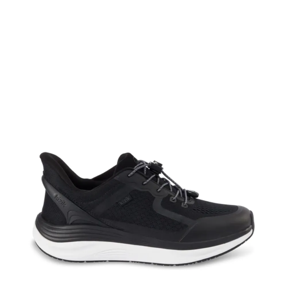 Kizik Herren London Sneaker in Schwarz/Weiß