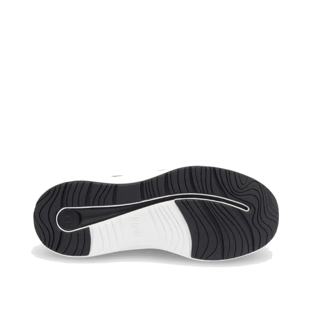 Kizik Herren London Sneaker in Schwarz/Weiß
