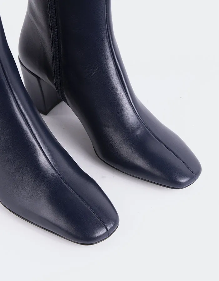 Lioni Navy Leder