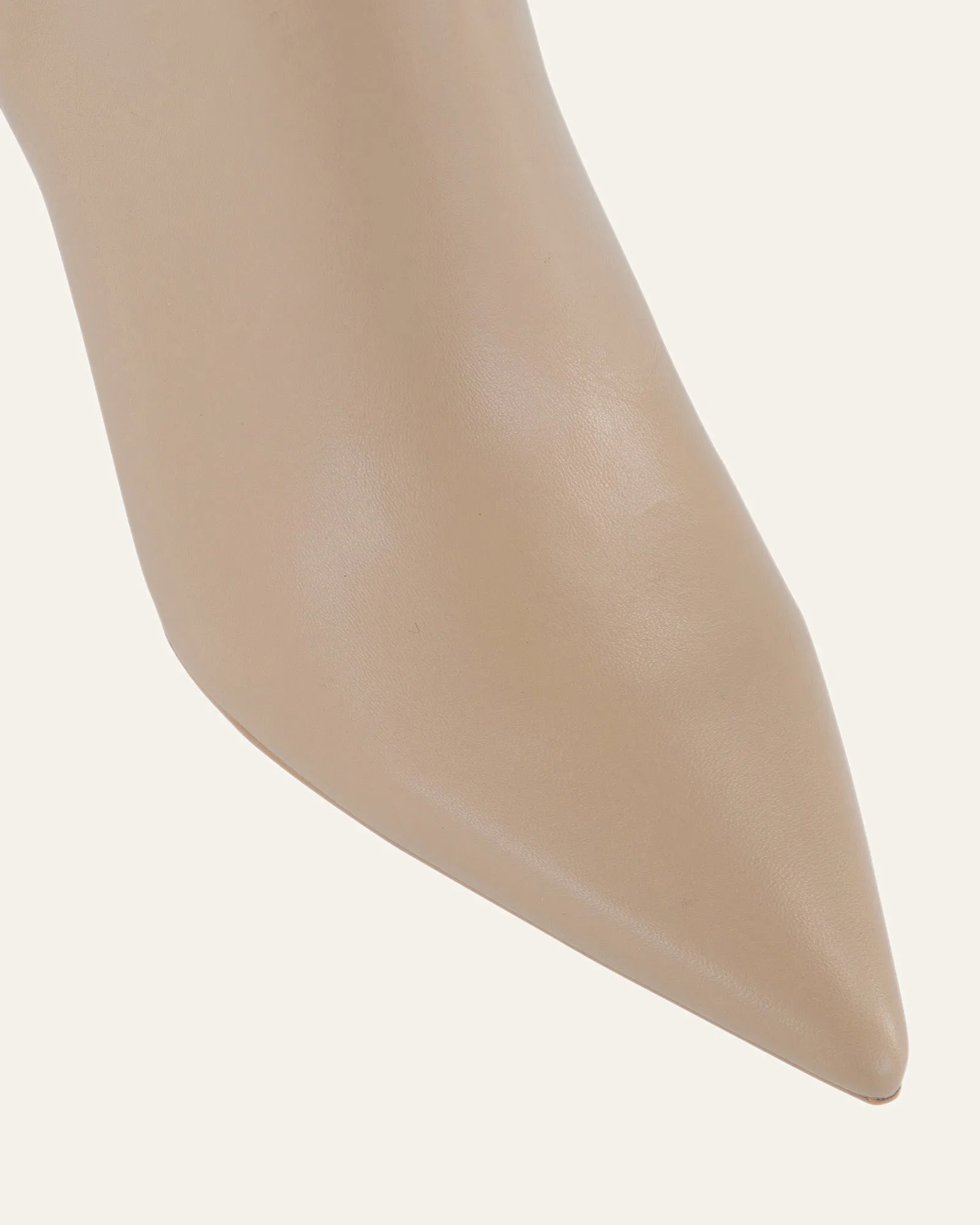LOTTIE STIEFELETTEN MITTELHOHEM SCHAFT IN TAUPELEDER