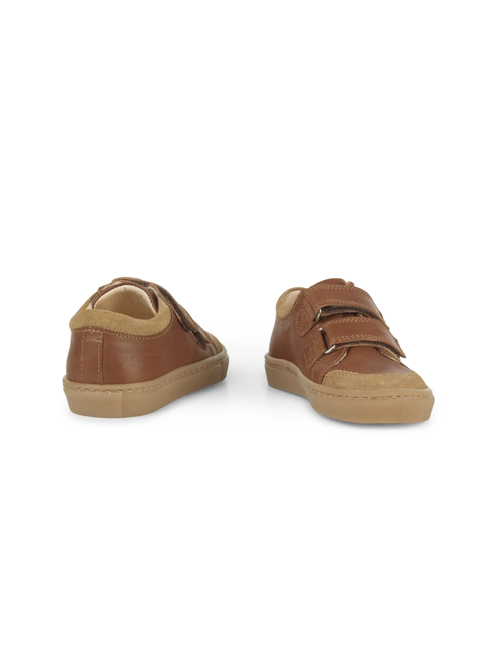 Niedrige Sneaker - Cognac