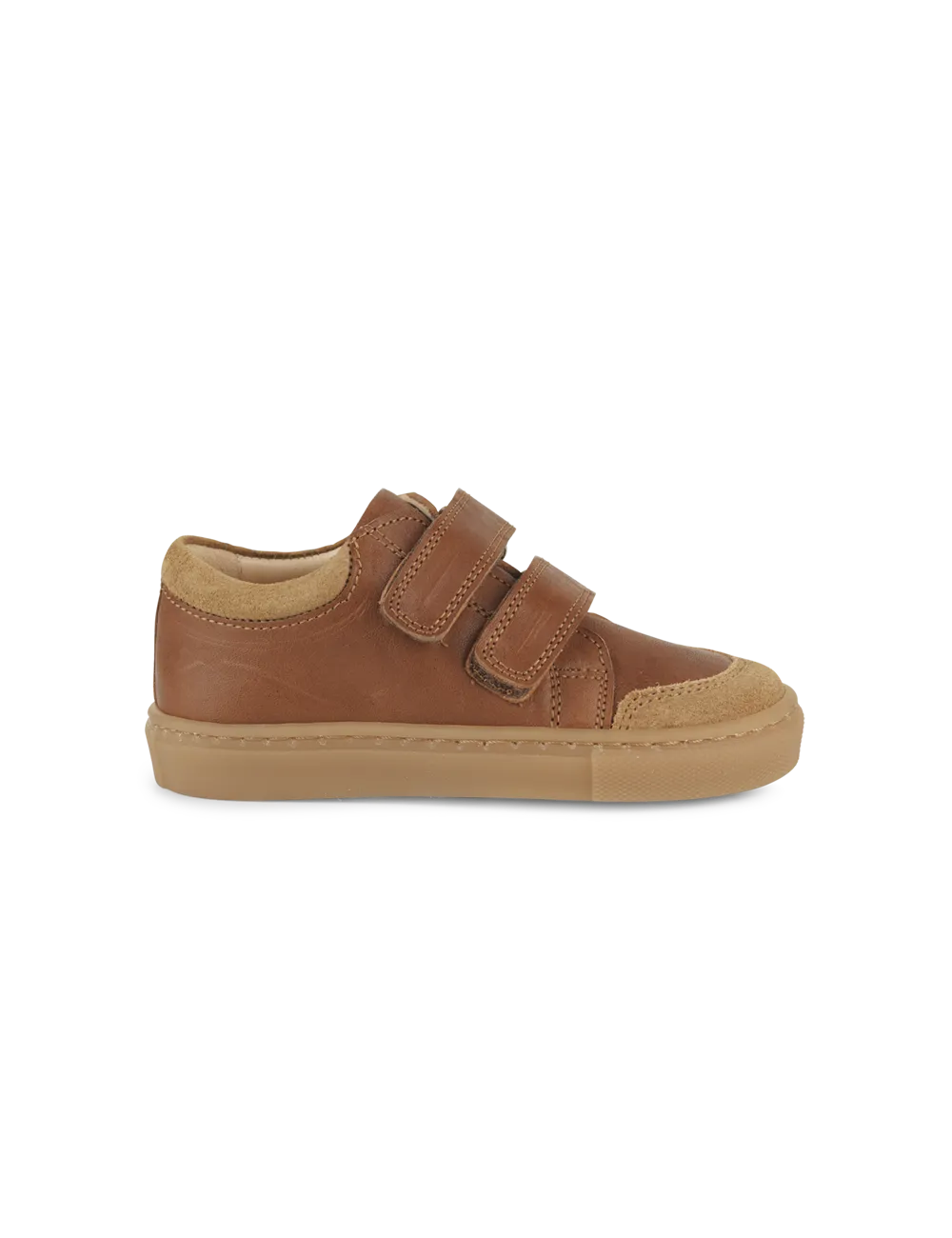 Niedrige Sneaker - Cognac