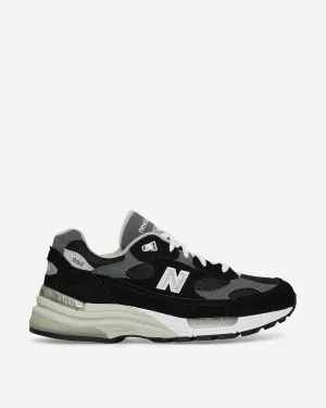 In den USA hergestellte 992 Sneakers Schwarz / Grau