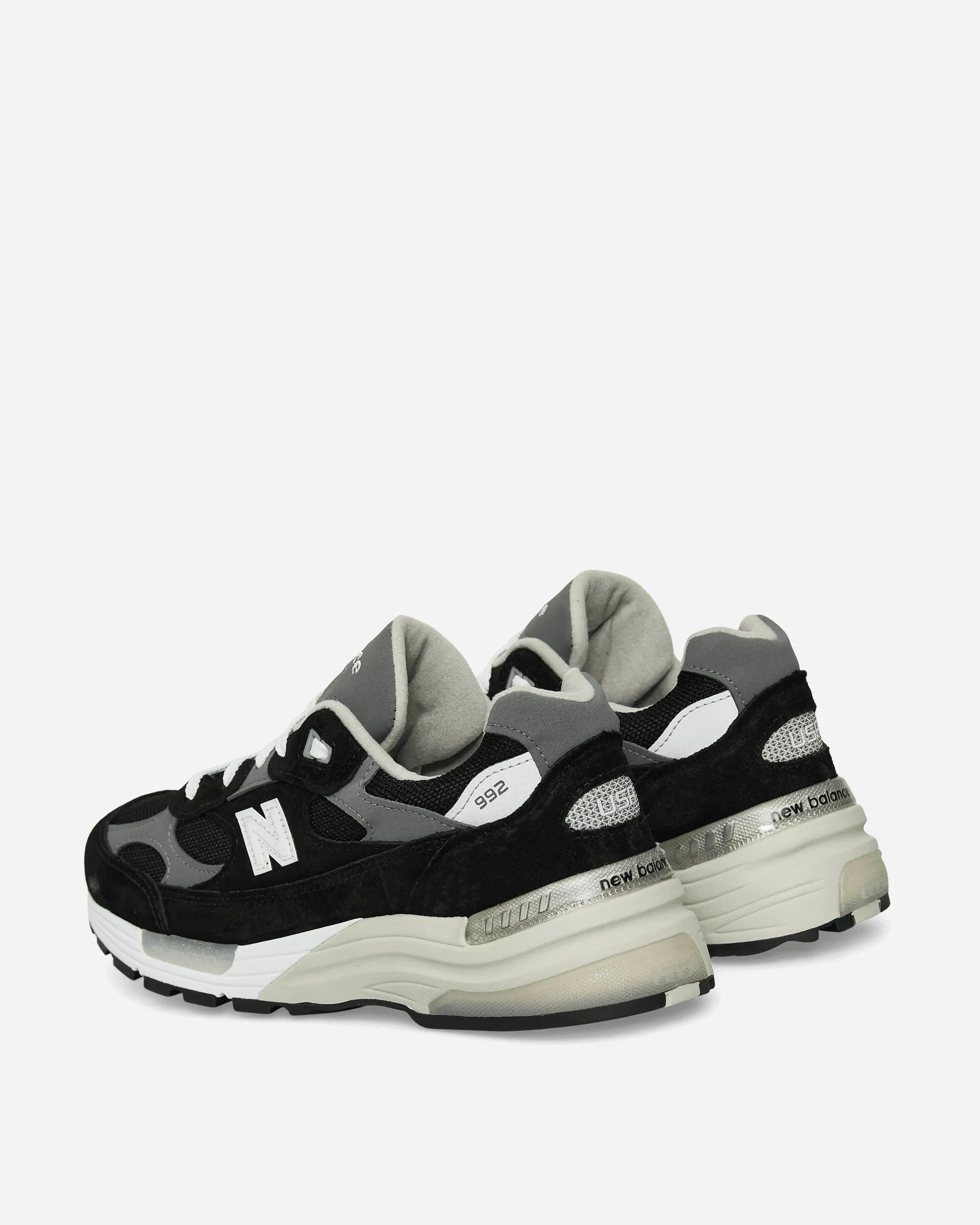 In den USA hergestellte 992 Sneakers Schwarz / Grau