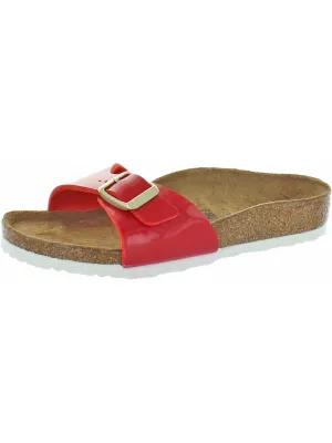 Madrid Mädchen Patent Flache Fußbett Sandalen