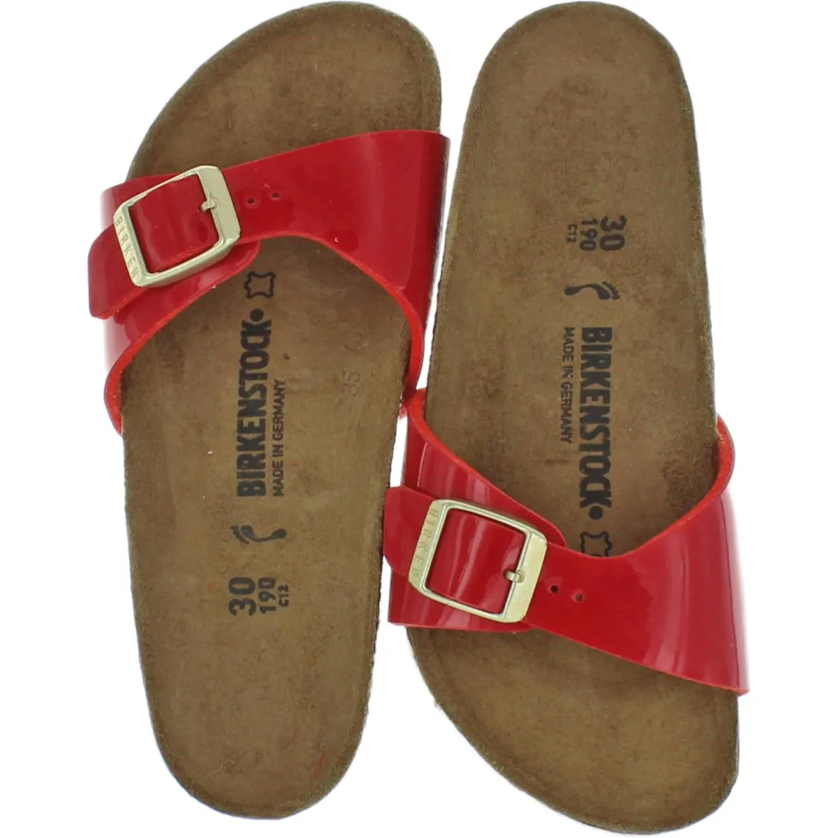 Madrid Mädchen Patent Flache Fußbett Sandalen