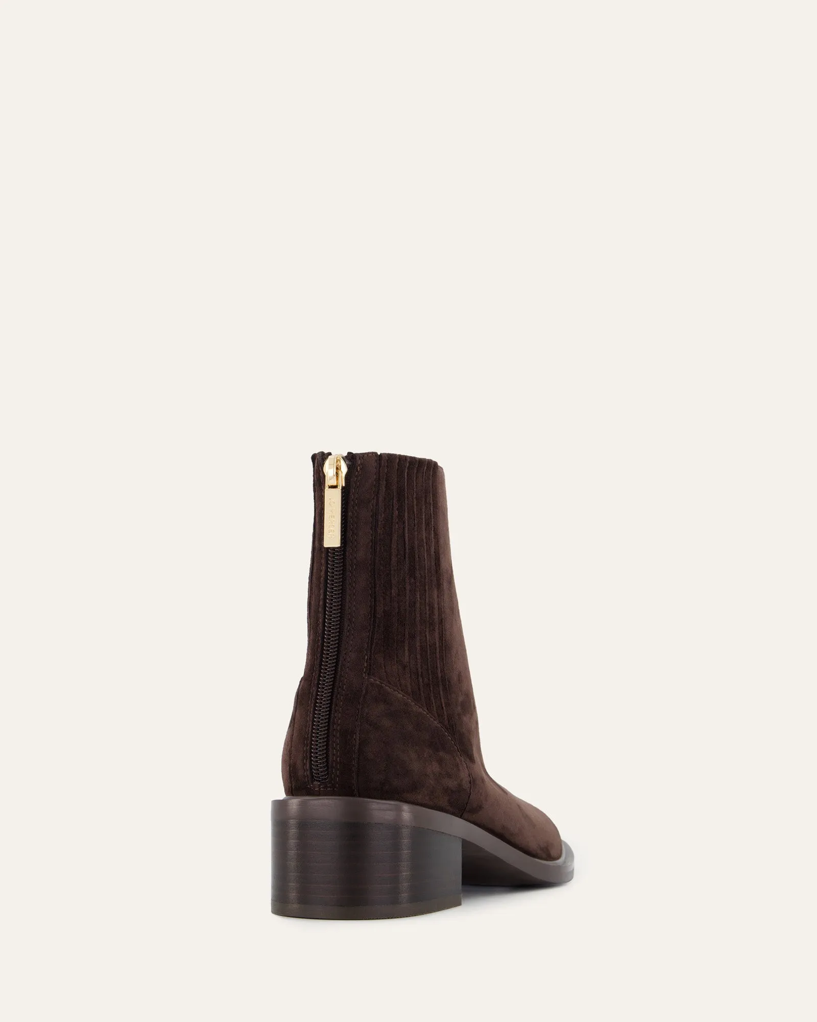 MASON FLACHE KNÖCHELSTIEFEL BITTER SCHOKO SUEDE