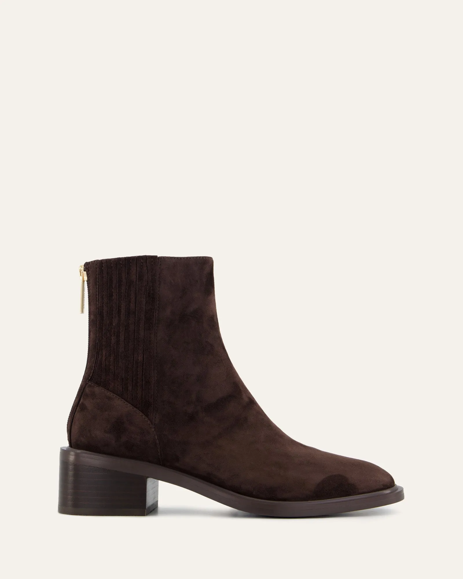 MASON FLACHE KNÖCHELSTIEFEL BITTER SCHOKO SUEDE