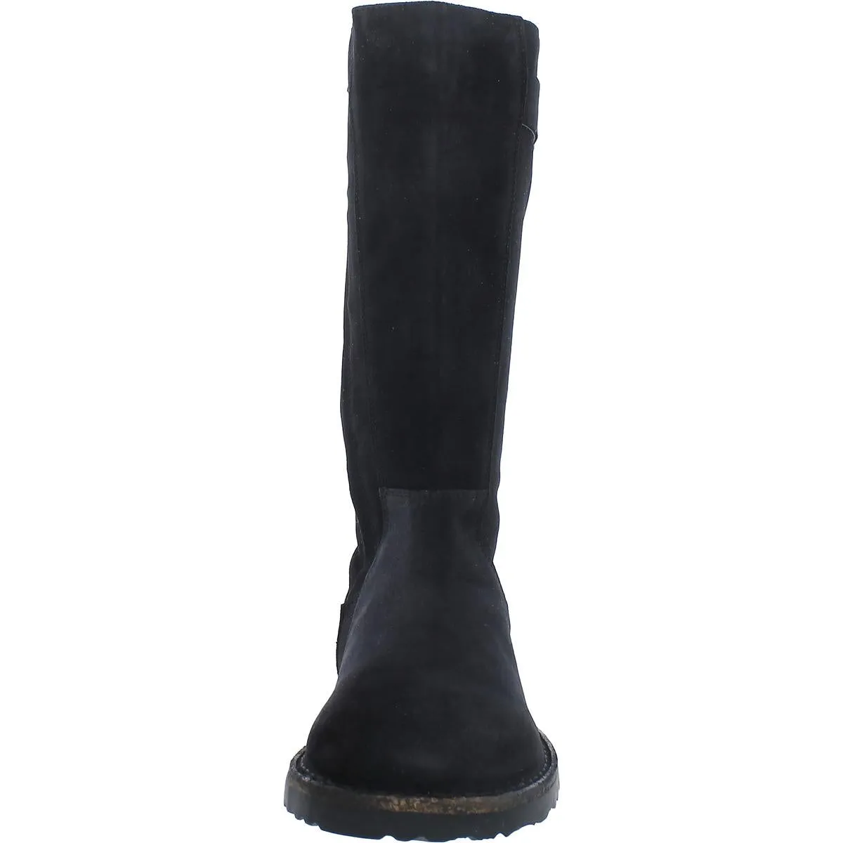 Melrose High Damen Wildleder-Fußbett Stiefel bis zum Knie