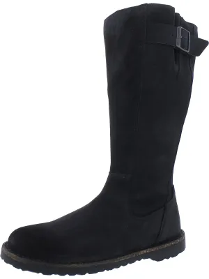 Melrose High Damen Wildleder-Fußbett Stiefel bis zum Knie