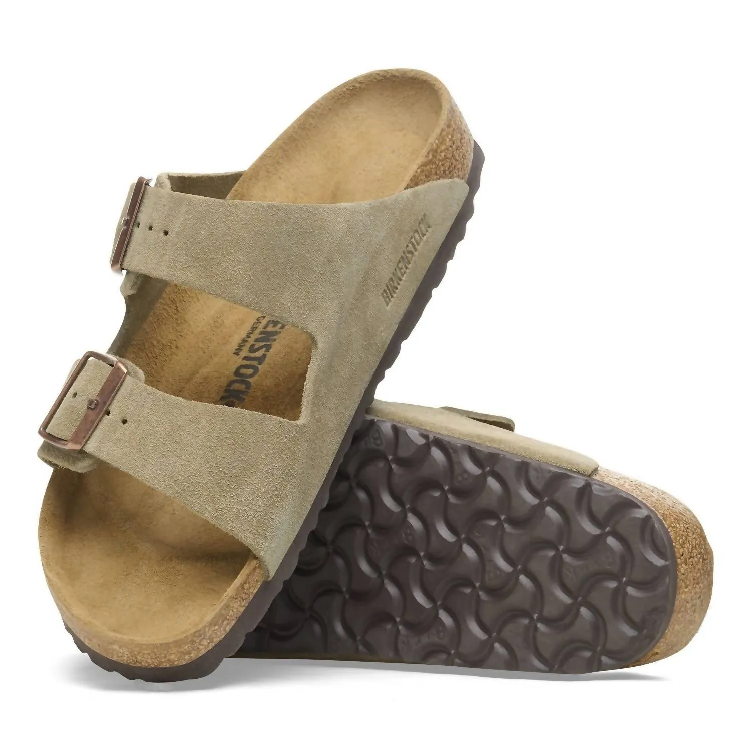 Herren Arizona Wildleder Sandale in Taubenblau