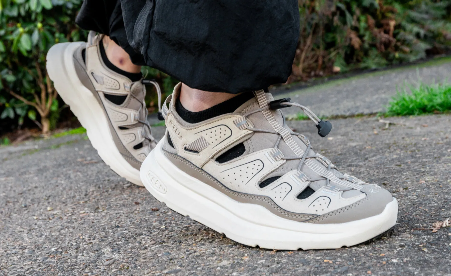 Herren WK450 Wandersandale | Plaza Taupe/Schwarz