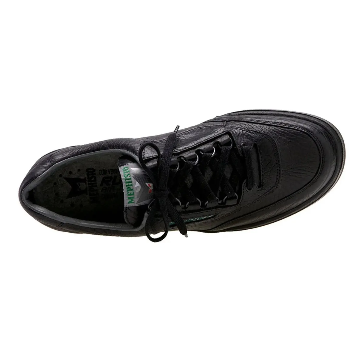 Mephisto Herren Match Schwarz Genarbte Mephisto Schuhe