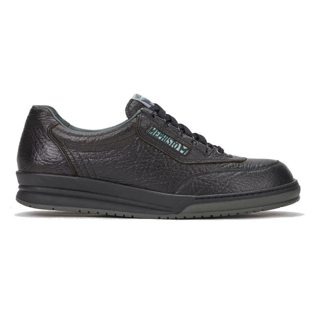 Mephisto Herren Match Schwarz Genarbte Mephisto Schuhe