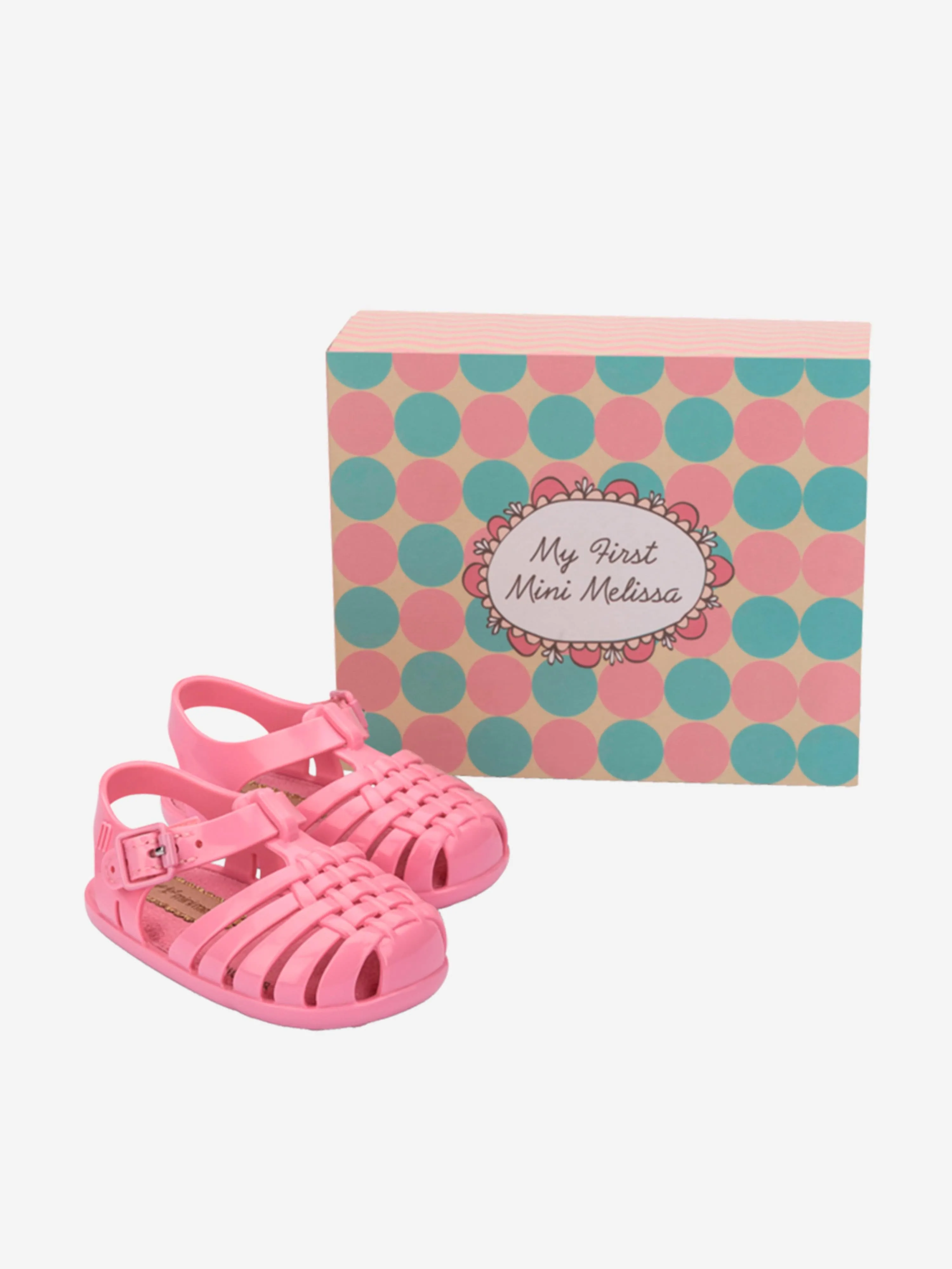 Mini Melissa Mädchen Besitz Gelee-Schuhe in Rosa