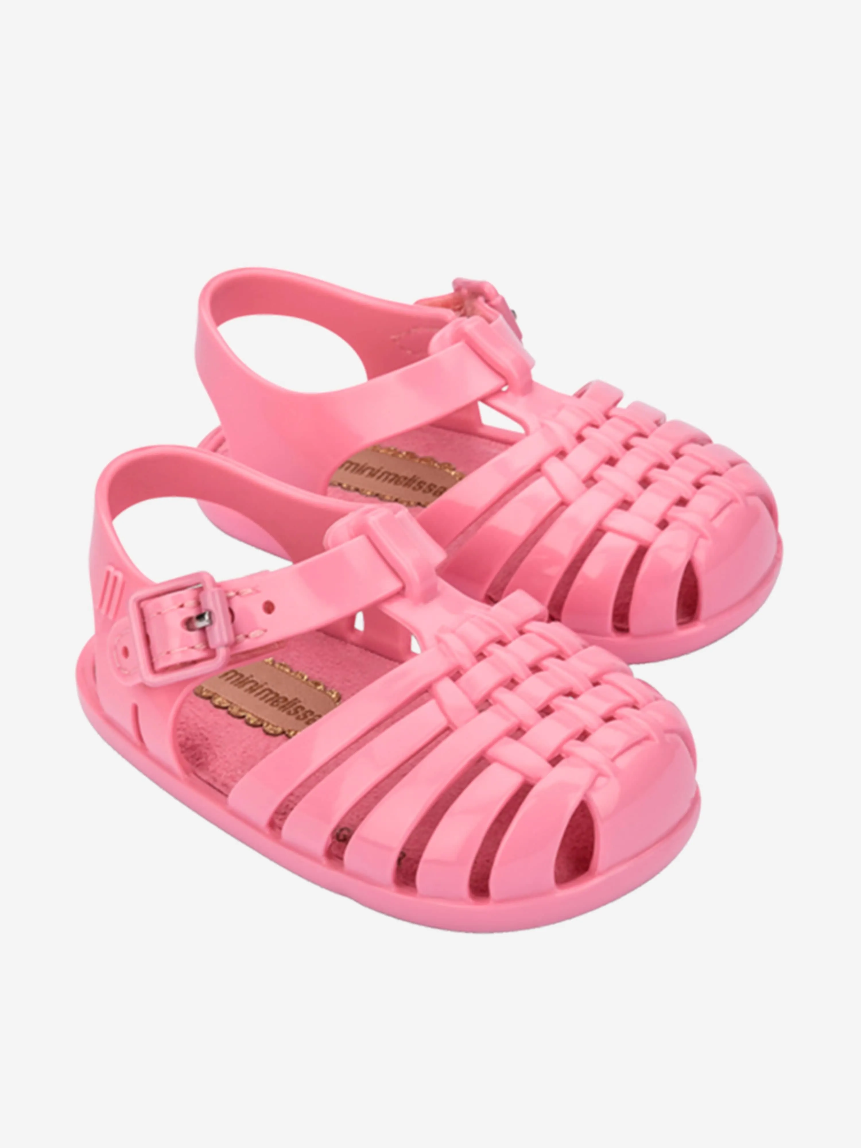 Mini Melissa Mädchen Besitz Gelee-Schuhe in Rosa