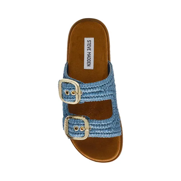 Miramar Sandale DENIM RAFFIA