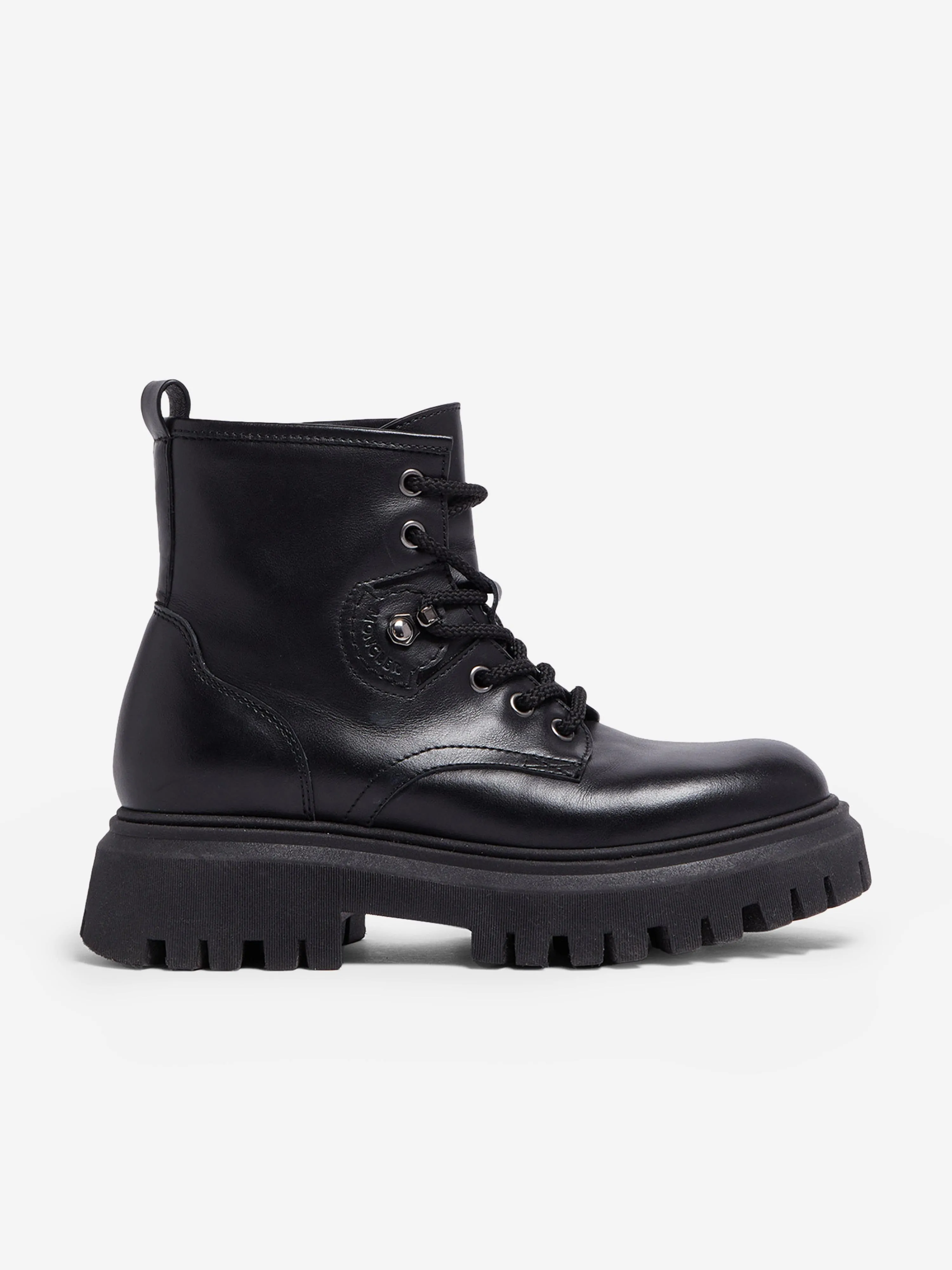 Moncler Enfant Kinder Petit Gaia Pocket Schneestiefel in Schwarz