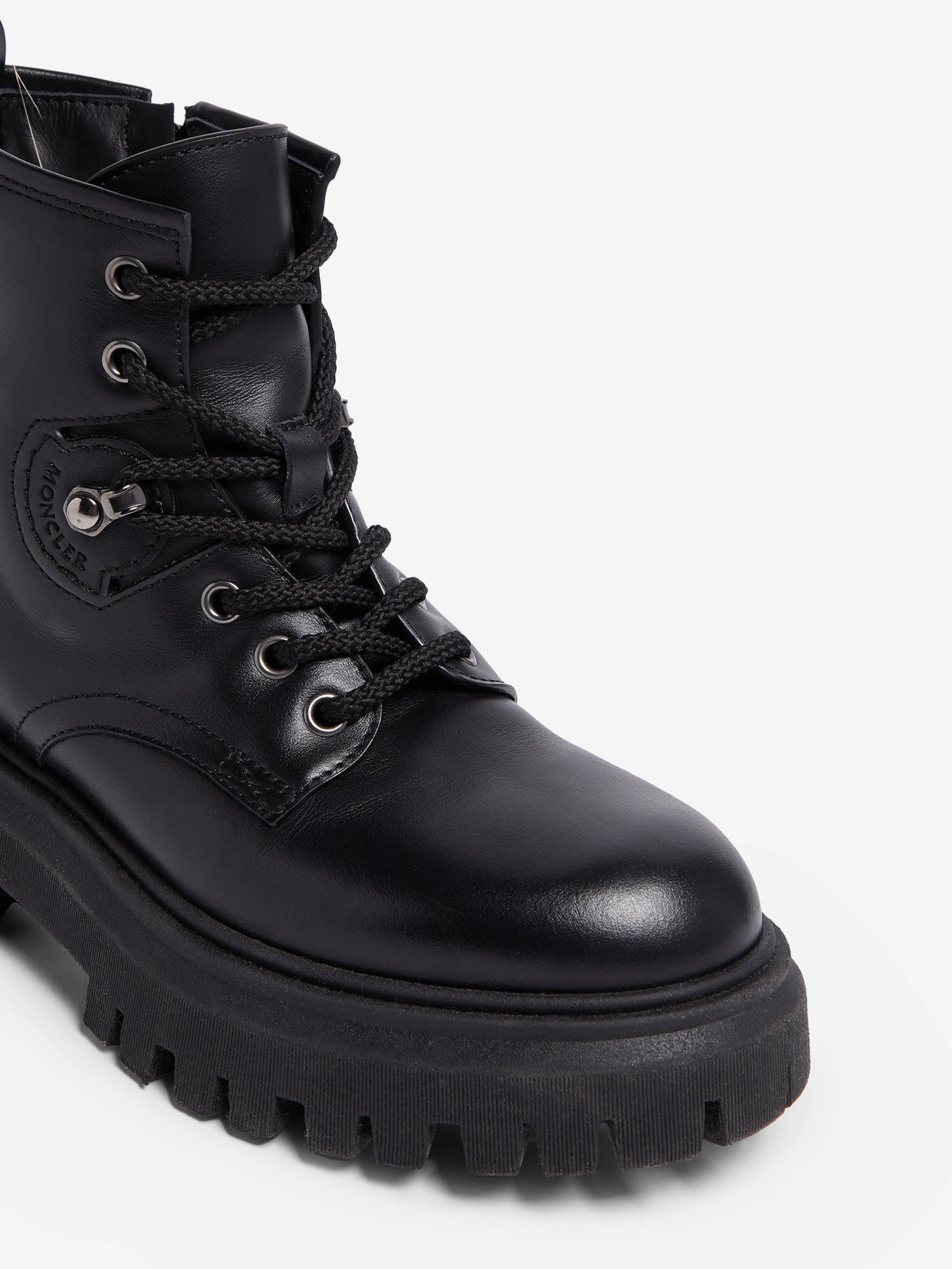 Moncler Enfant Kinder Petit Gaia Pocket Schneestiefel in Schwarz