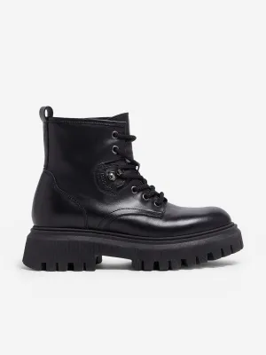 Moncler Enfant Kinder Petit Gaia Pocket Schneestiefel in Schwarz