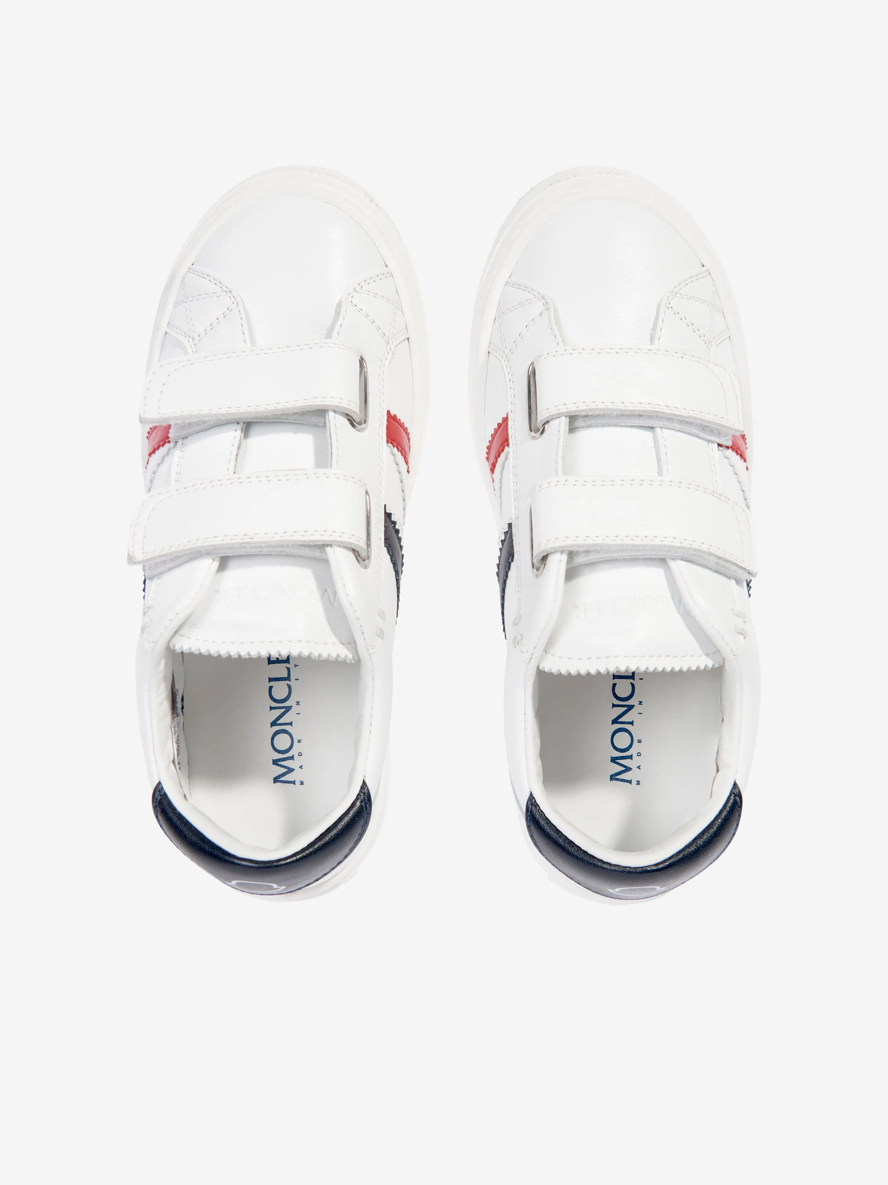 Moncler Enfant Kids Petit Monaco Low Top Sneaker in Weiß