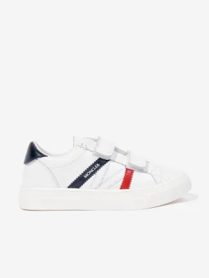 Moncler Enfant Kids Petit Monaco Low Top Sneaker in Weiß