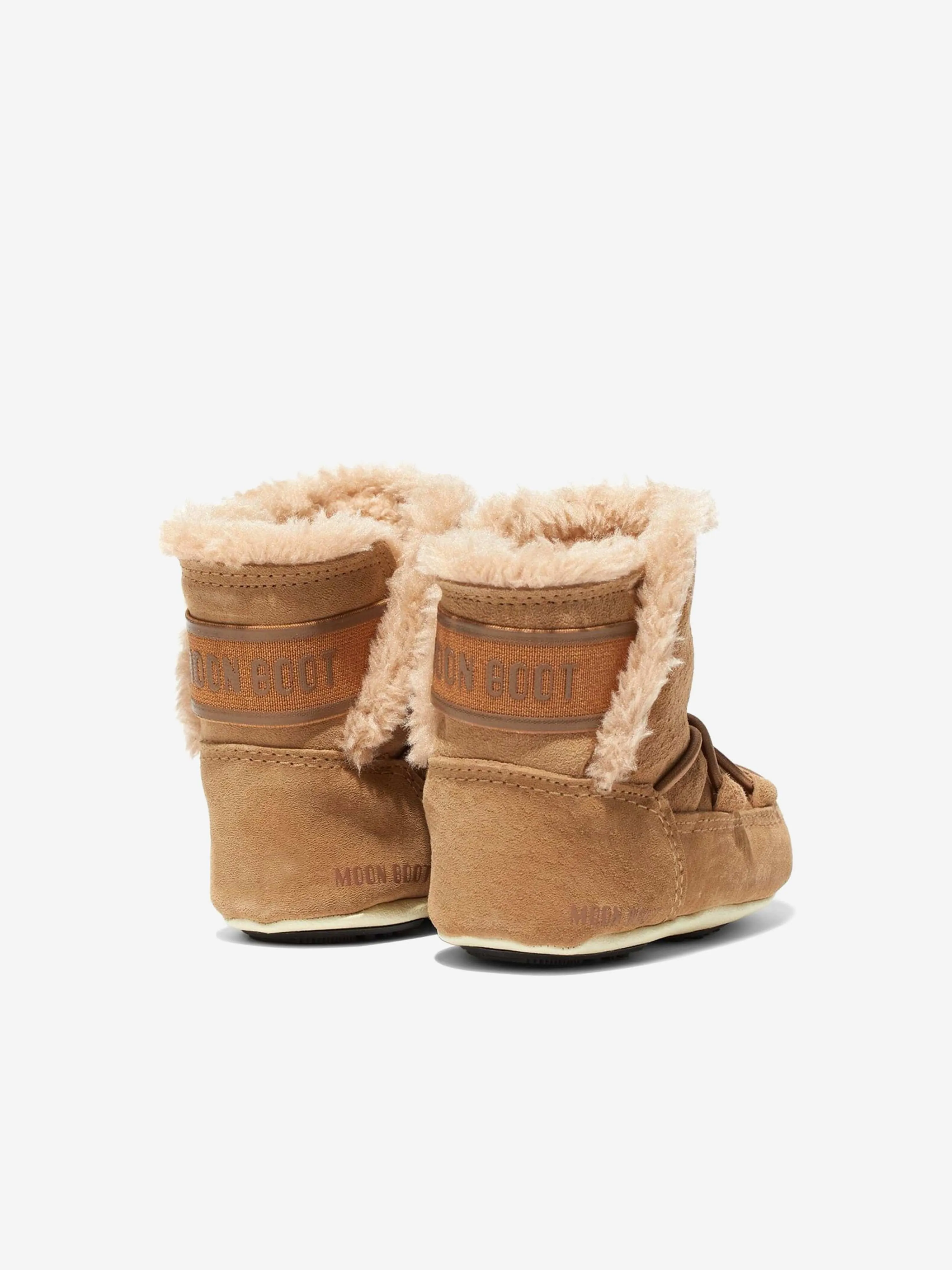 Moon Boot Baby Mädchen Wildleder Krippenstiefel in Braun