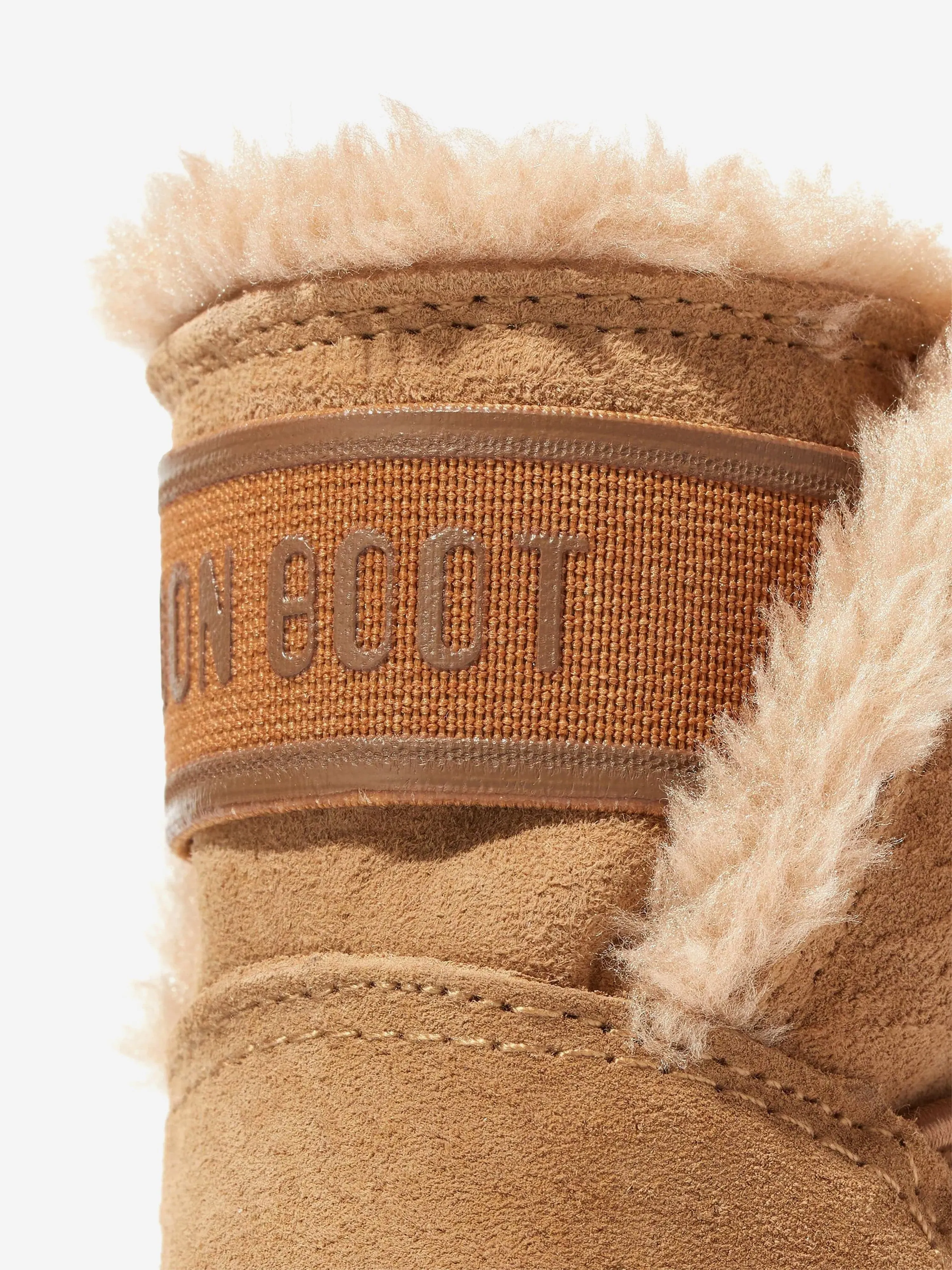 Moon Boot Baby Mädchen Wildleder Krippenstiefel in Braun