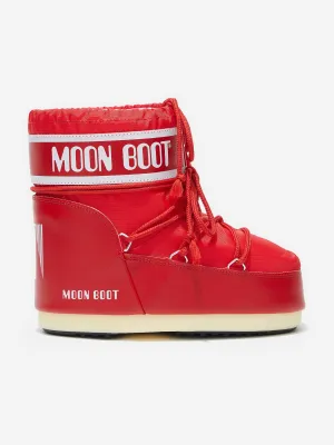 Moon Boot Girls Icon Low Stiefel in Rot