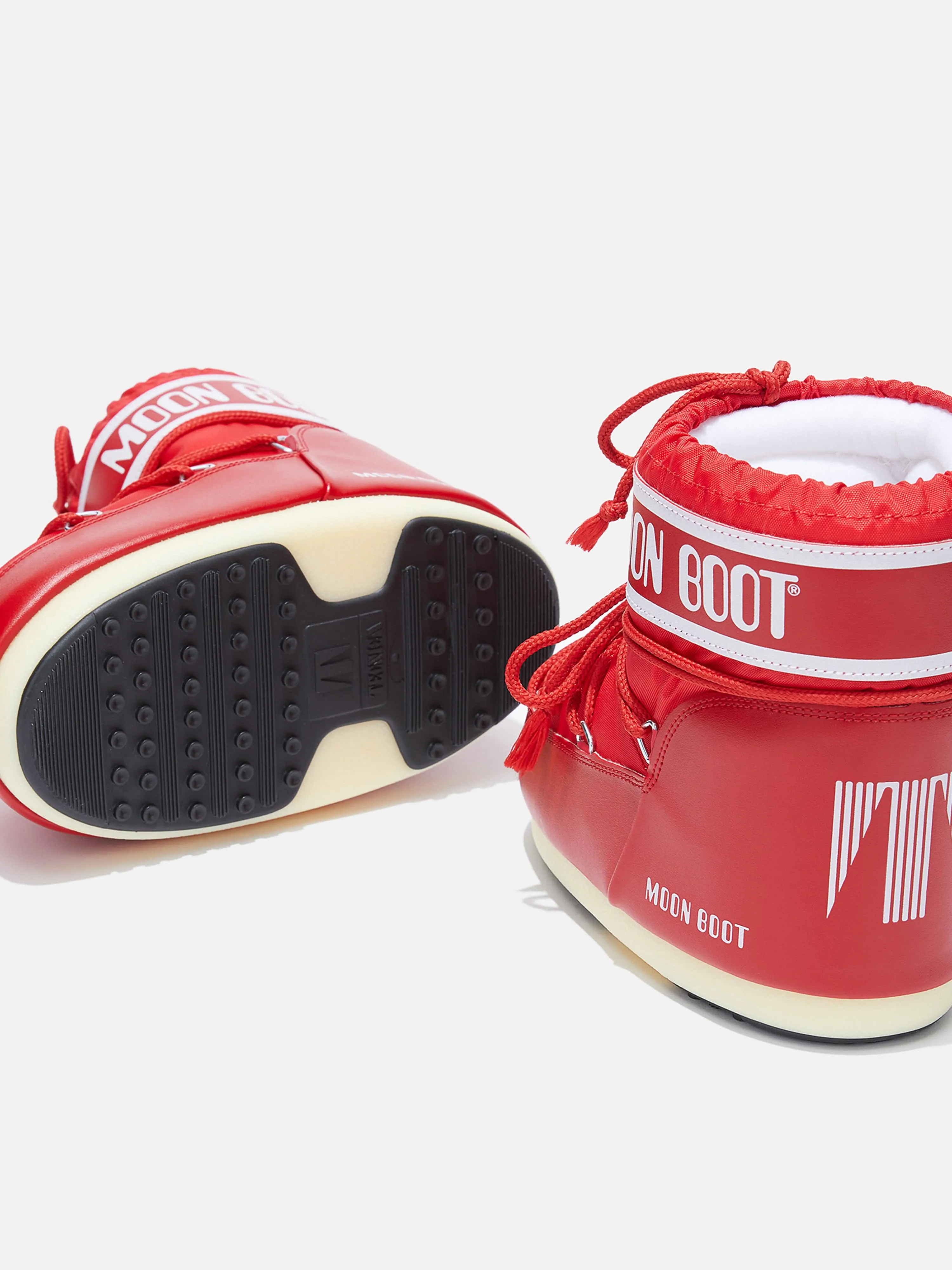 Moon Boot Girls Icon Low Stiefel in Rot