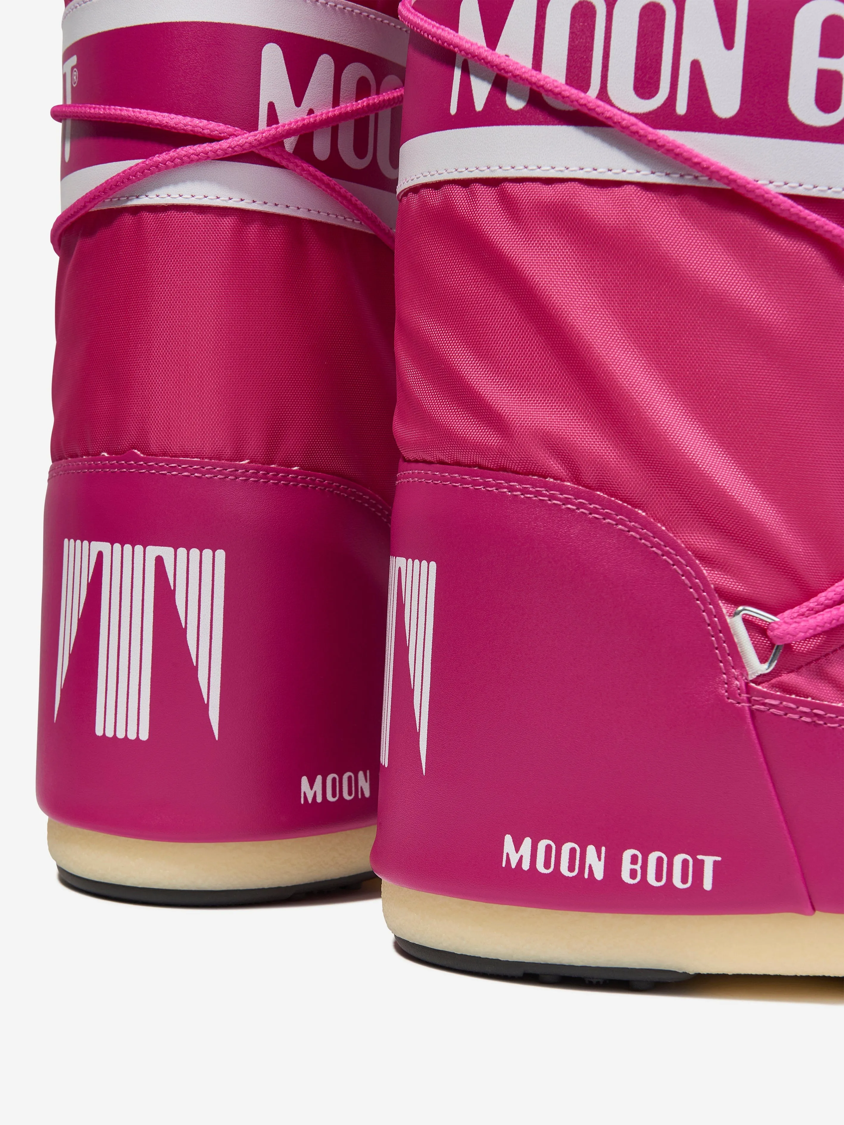 Moon Boot Girls Icon Nylon Schneestiefel in Rosa