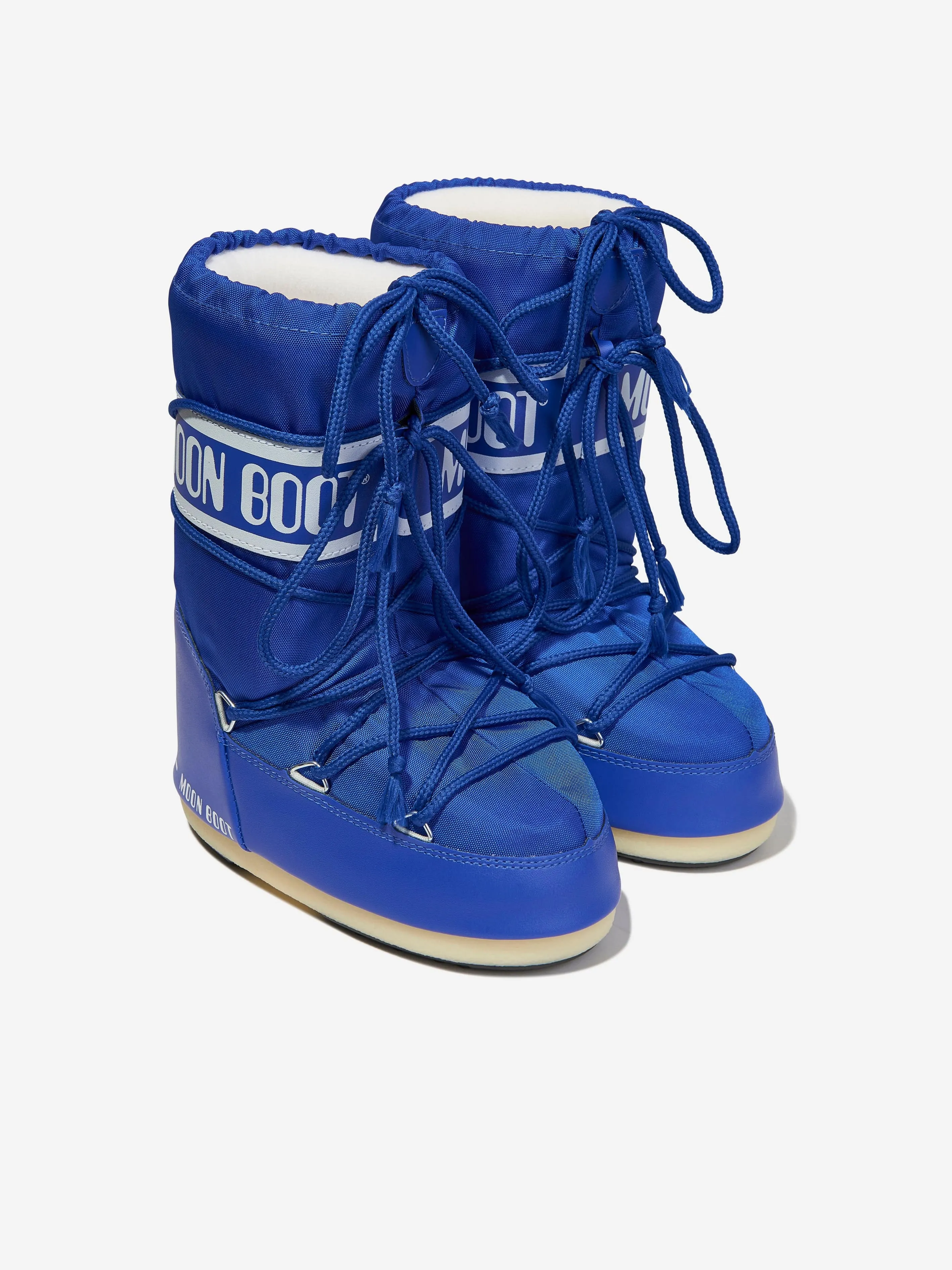 Moon Boot Kids Icon Nylon Schneestiefel in Blau