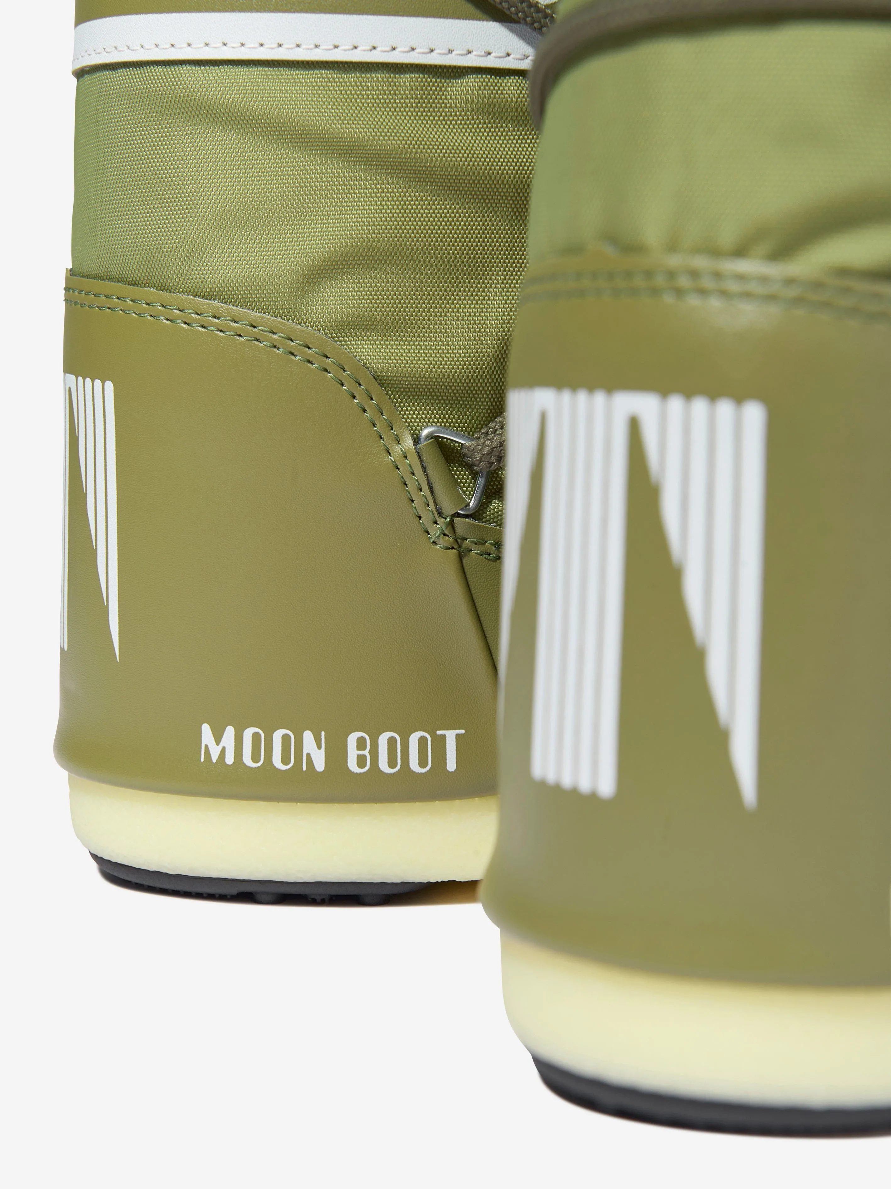 Moon Boot Kids Icon Nylon Schneestiefel in Grün