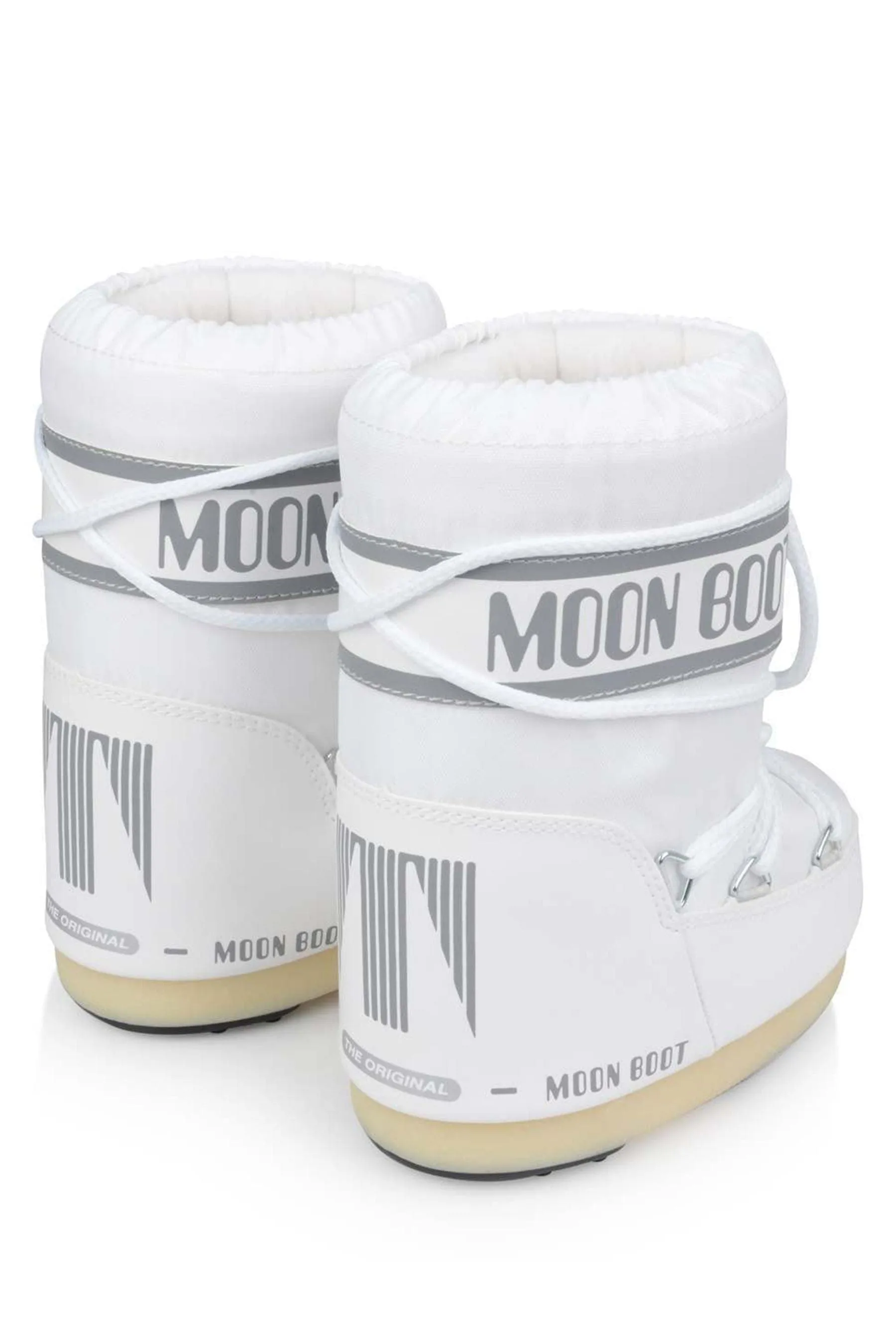 Moon Boot Kids Icon Nylon Schneestiefel in Weiß