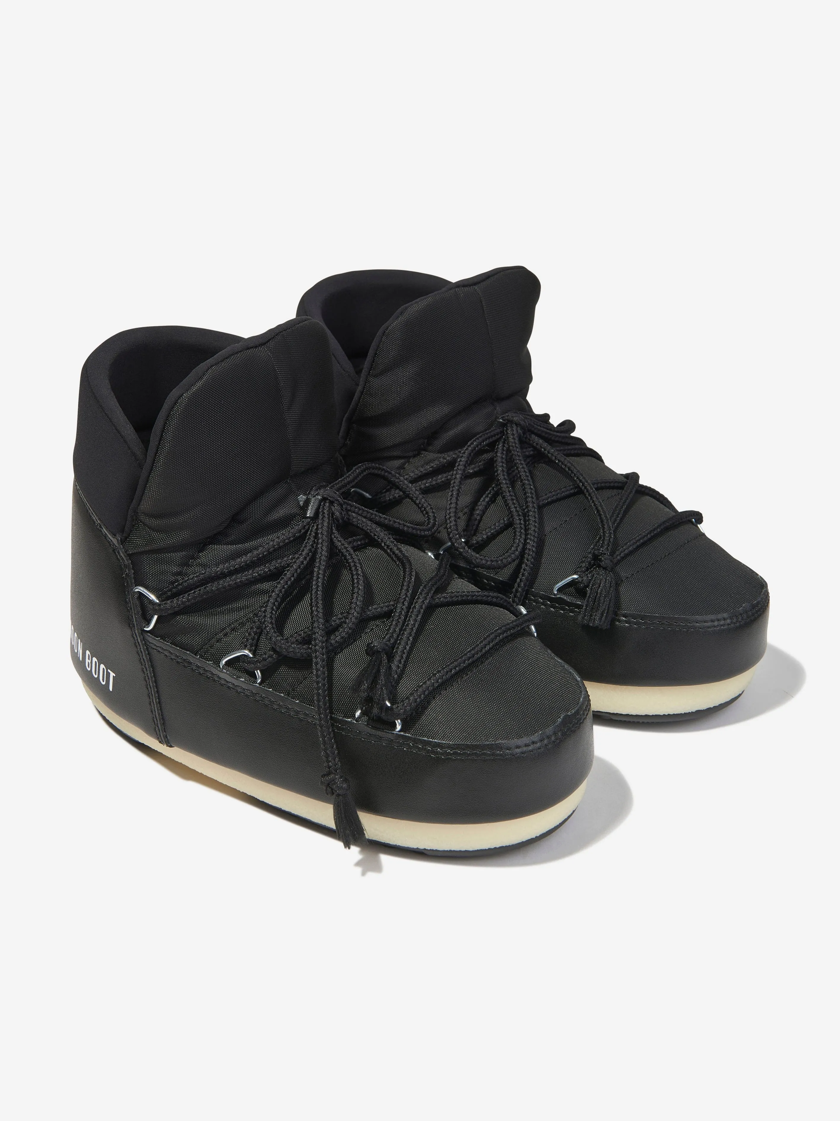 Moon Boot Kids Nylon Pumps in Schwarz