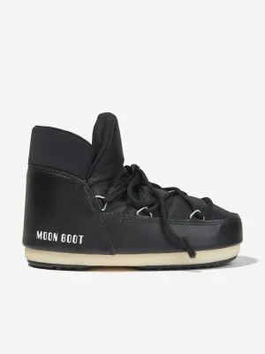 Moon Boot Kids Nylon Pumps in Schwarz